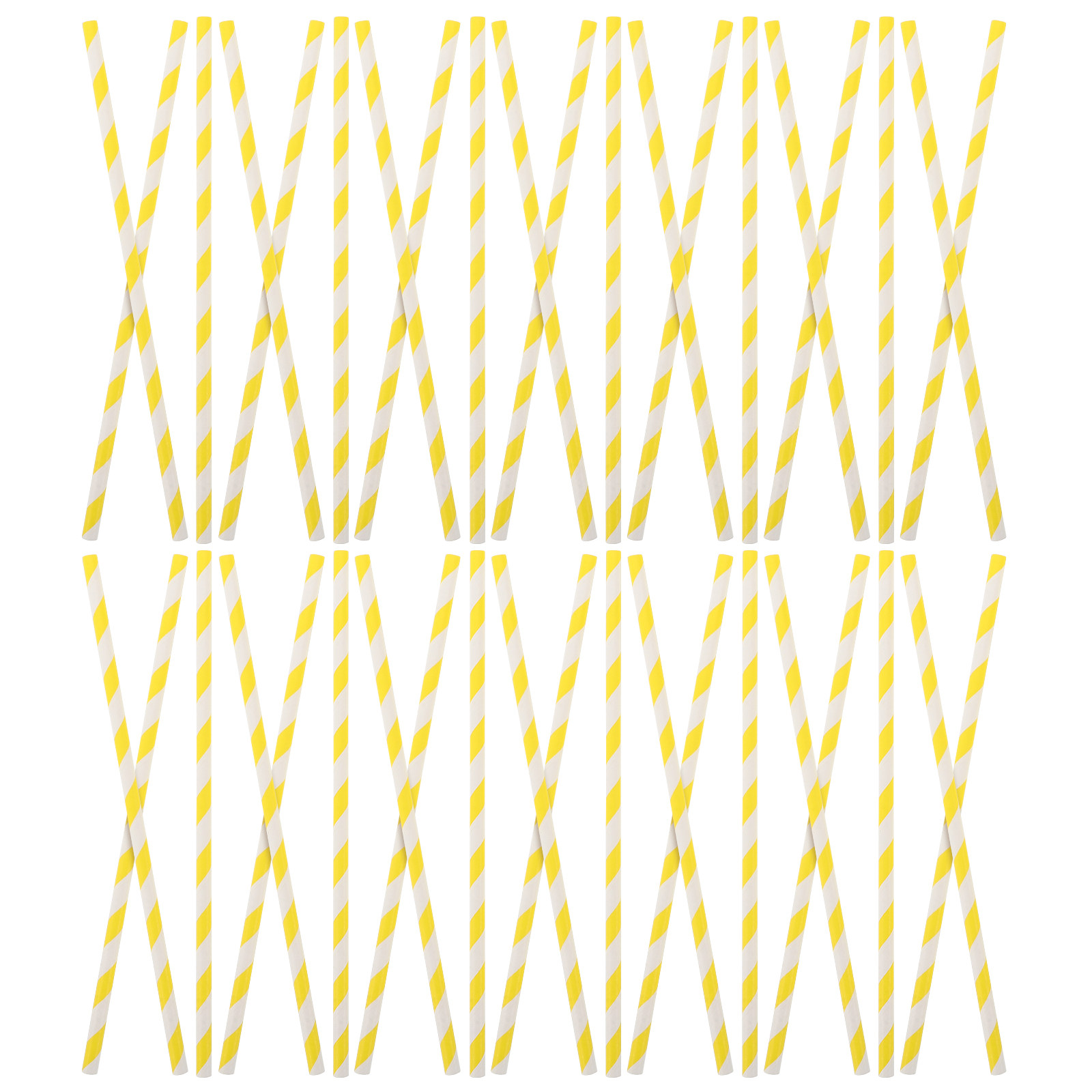 Paper Straw Color - 100Pcs 파티 장식 종이 빨대 다채로운