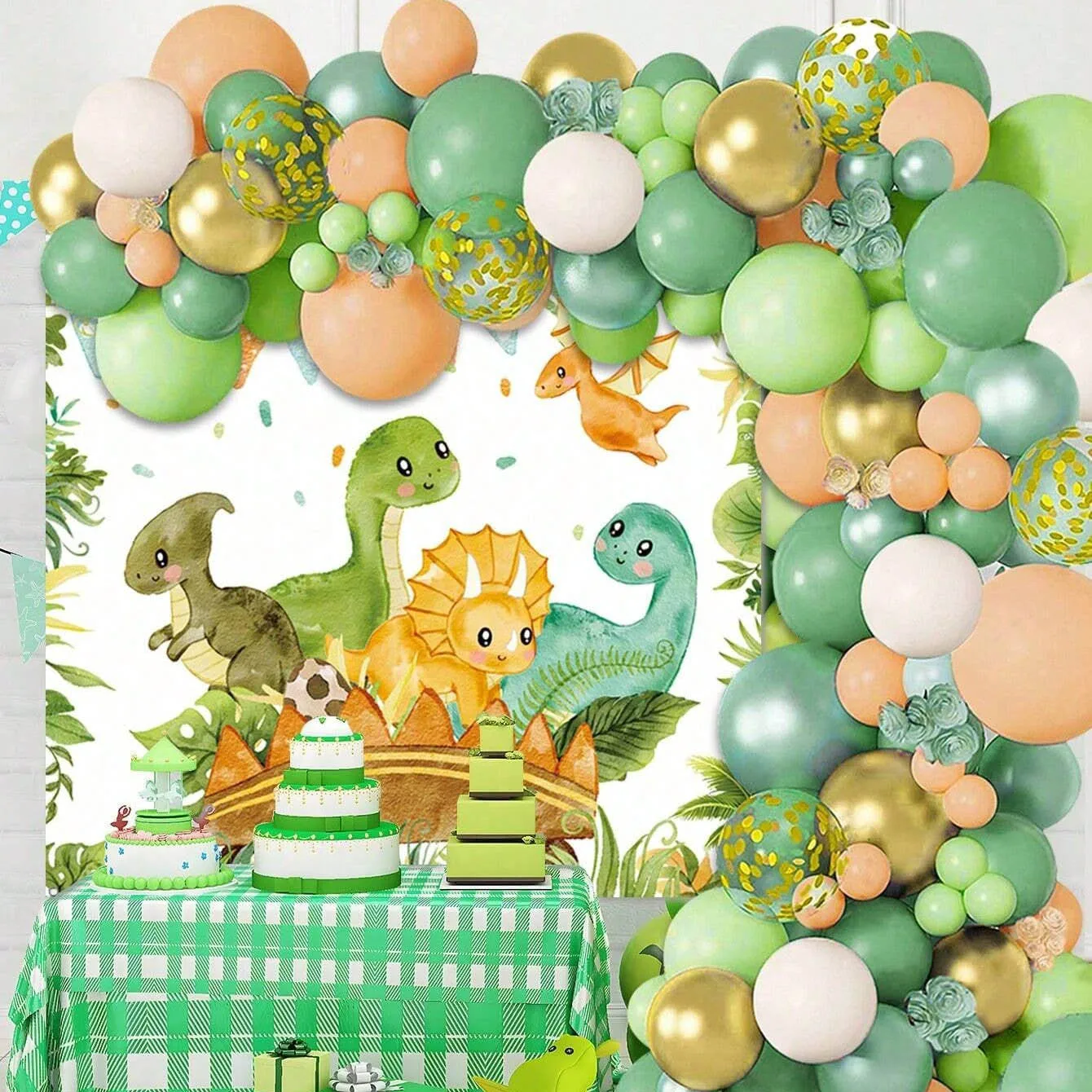 Balloon Arch Kit - 공룡 풍선 세트 아치 어린이 생일