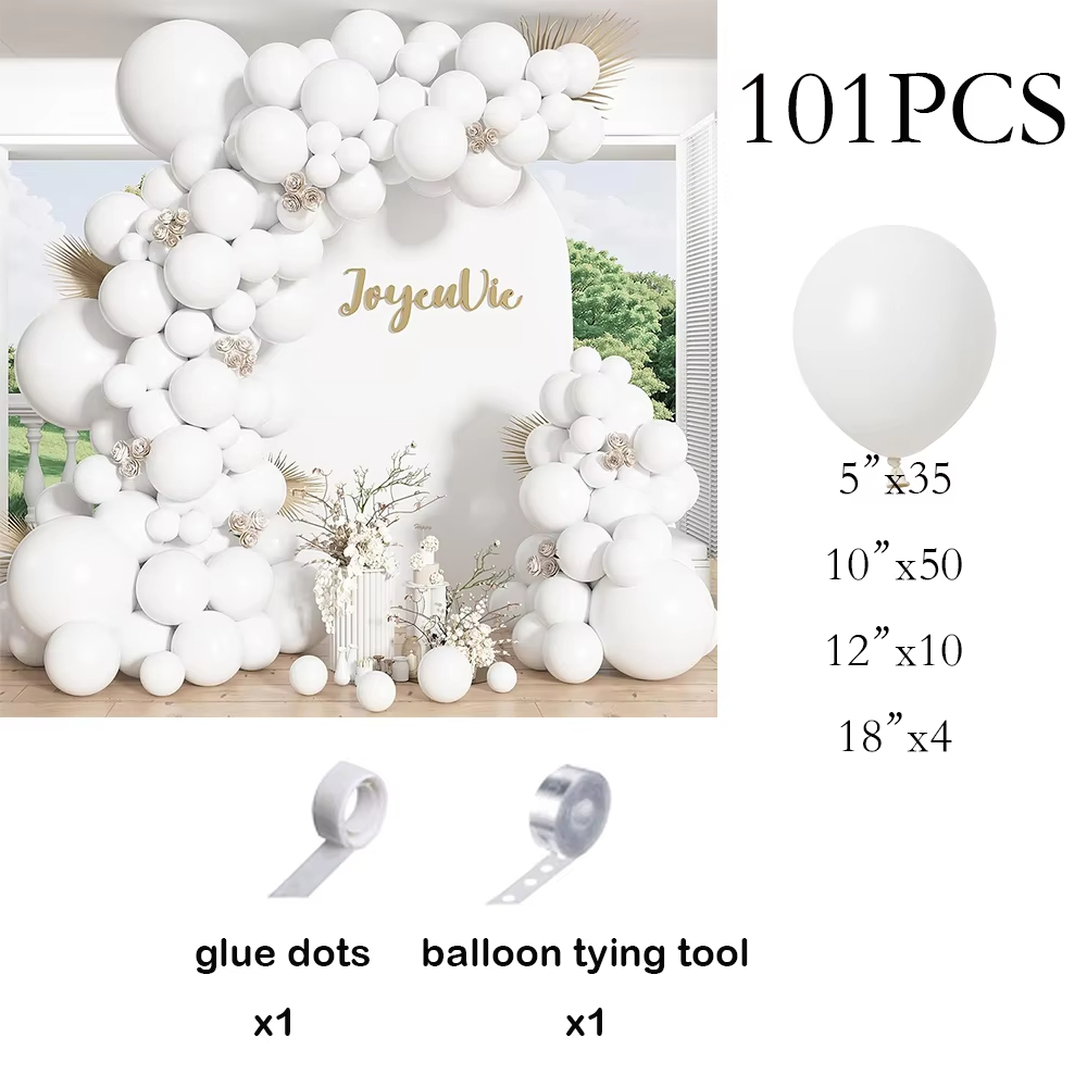 웨딩 테마 풍선 가랜드 키트 화이트 풍선 아치 결혼 기 - Balloon Arch Kit 리뷰 및 가격