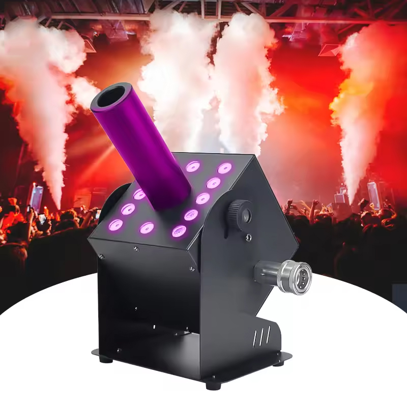 무대 LED CO2 제트 열 안개 연기 기계 250W  - Confetti Cannon Tube 리뷰 및 가격