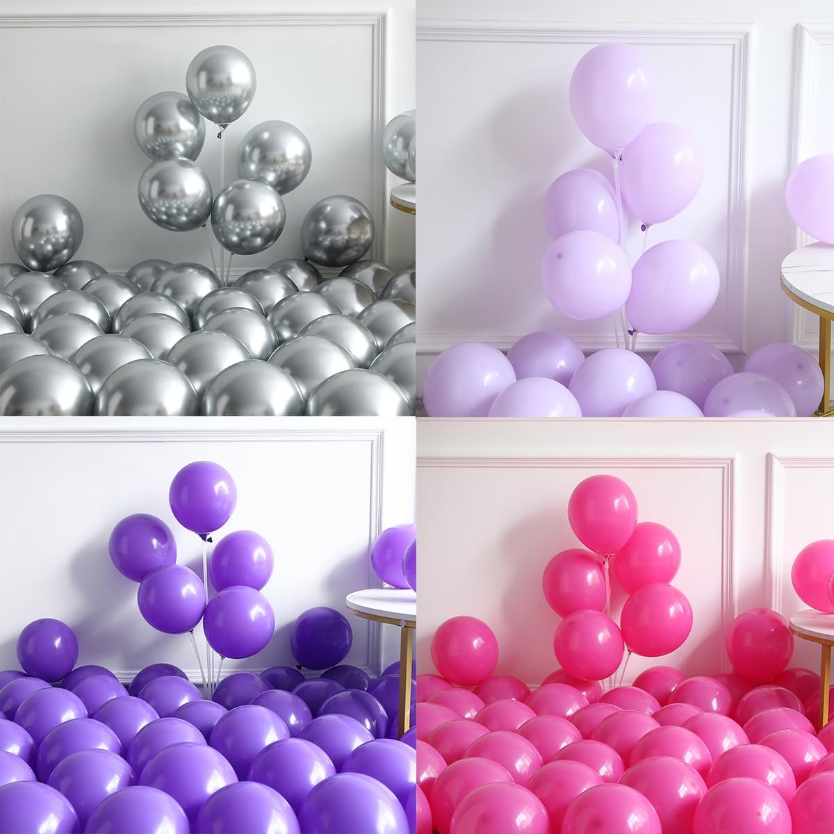 K팝 디스코 음악 풍선 아치 키트 핑크 퍼플 실버 라텍 - Balloon Arch Kit 리뷰 및 가격
