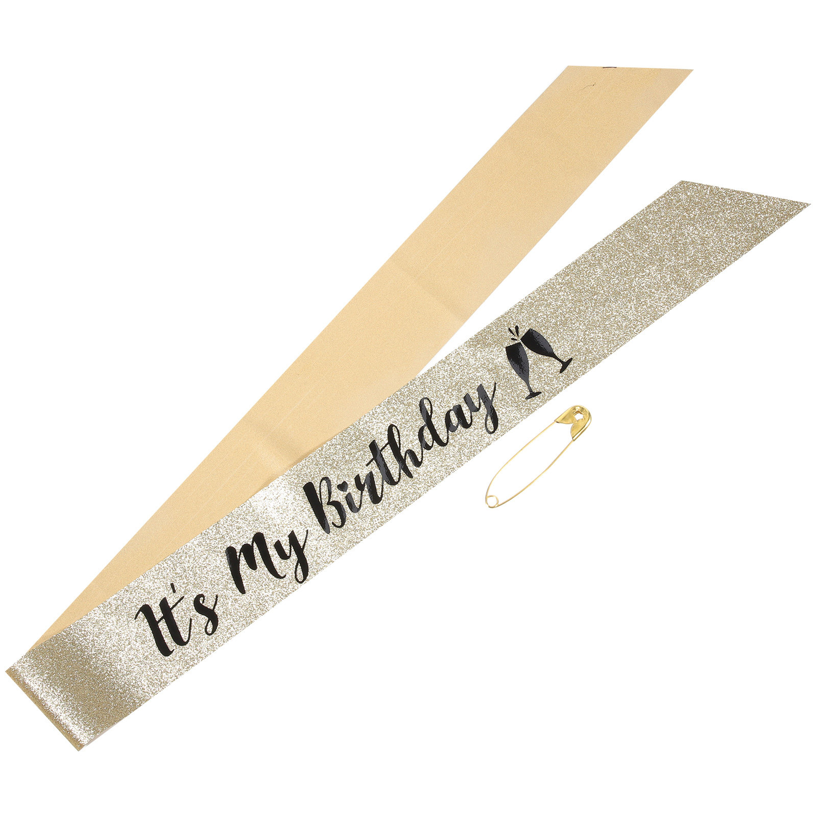1개 반짝이 생일 띠, 생일 파티용 반짝이 천 소재,  - Birthday Sash Glitter 리뷰 및 가격