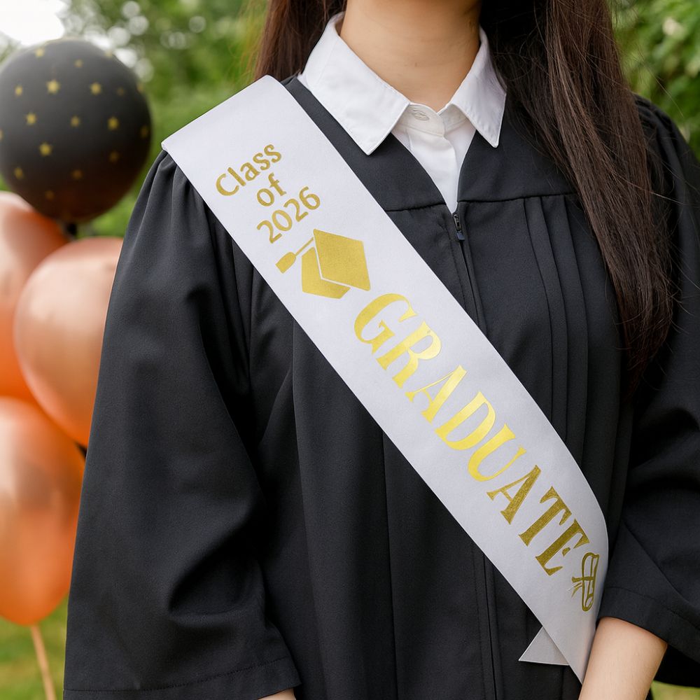 2026년 졸업반 졸업 리본 글리터 블랙 화이트 졸업  - Birthday Sash Glitter 리뷰 및 가격
