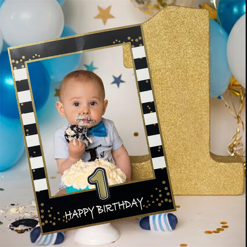 1-30 세 사진 부스 소품 프레임, 어린이 성인 생일 - Photo Booth Frame 리뷰 및 가격