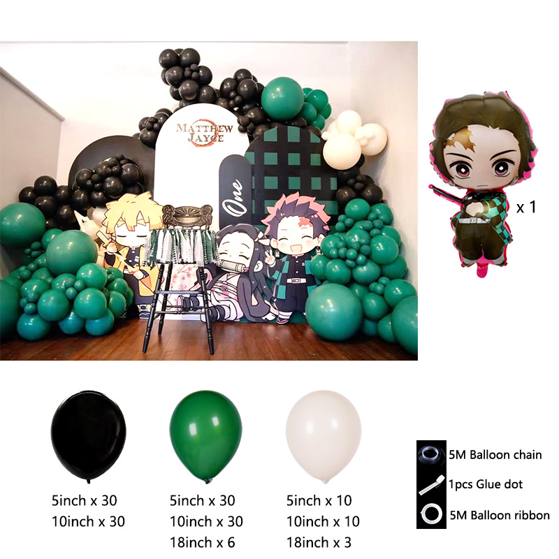 악마 슬레이어 애니메이션 풍선 아치 가랜드 키트, 소년 - Balloon Arch Kit 리뷰 및 가격