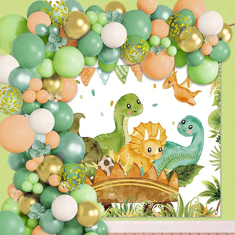 공룡 풍선 세트 아치 어린이 생일 공룡 테마 파티 포일 - Balloon Arch Kit 리뷰 및 가격