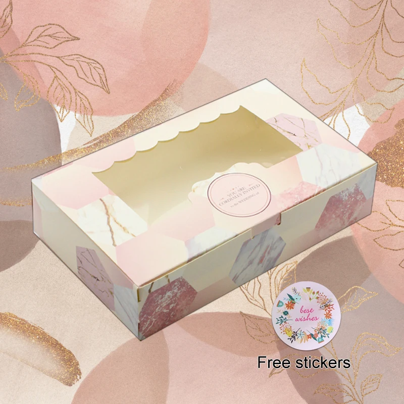 20/50PCS 웨딩 사탕 선물 상자 창 쿠키 종이 포 - Event Party Box 리뷰 및 가격