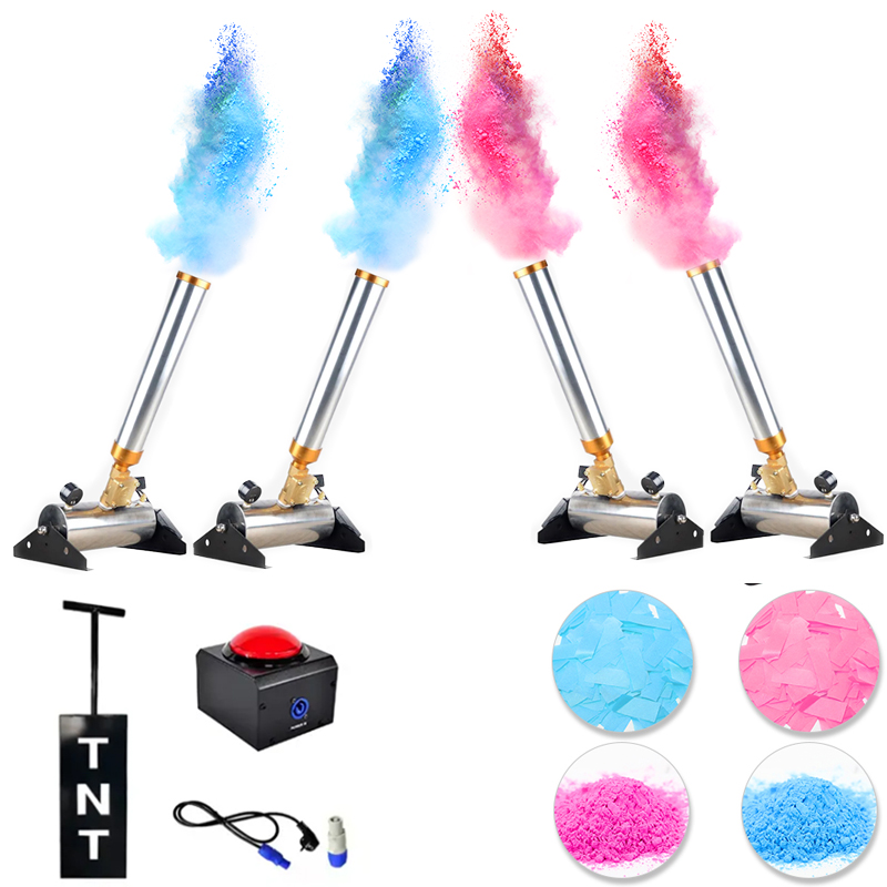 TNT 성별 공개 전기 대포 컨페티 컬러 스모크 홀리  - Confetti Cannon Tube 리뷰 및 가격