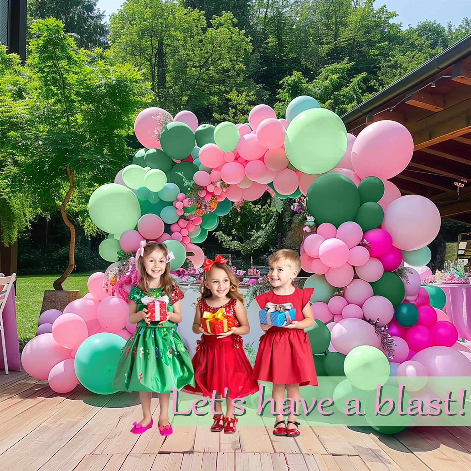 107개 핫핑크 그린 풍선 가랜드 아치 키트 마카롱 핑 - Balloon Arch Kit 리뷰 및 가격